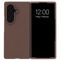 Accezz Liquid Silicone Backcover met MagSafe Samsung Galaxy Z Fold 8 Ultra - New Tea Brown
