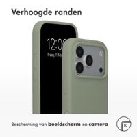 Accezz Liquid Silicone Backcover met MagSafe Apple iPhone 18 Pro Max / 17 Pro Max - Cooper Green