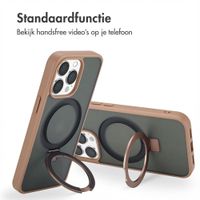 Accezz Ring Stand Backcover met MagSafe Apple iPhone 13 Pro - Bruin