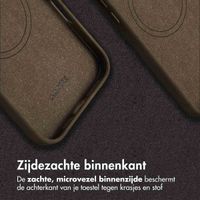Accezz Vintage Leather Magsafe Backcover Apple iPhone 16 Pro Max - Rustic Brown