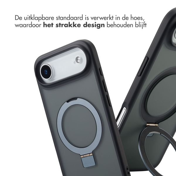 Accezz Ring Stand Backcover met MagSafe Apple iPhone 17 Air - Zwart