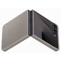 Samsung Originele KindSuit Vegan Leather Case Samsung Galaxy Z Flip 7 - Taupe