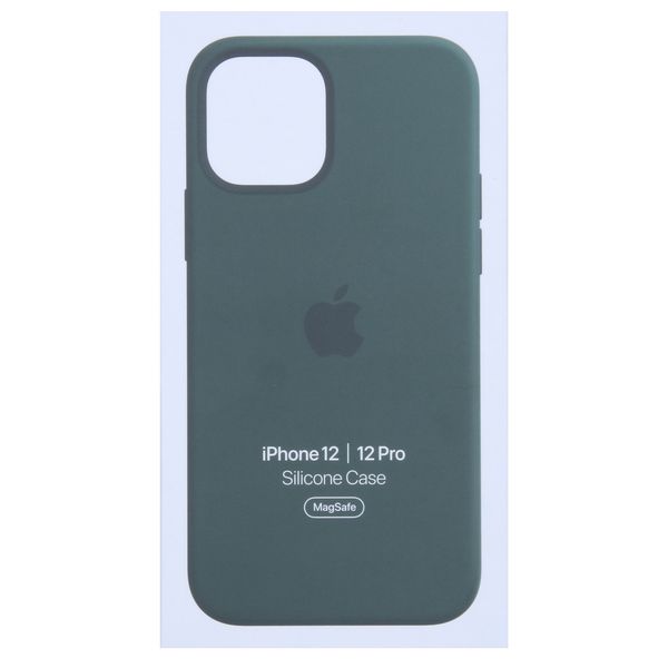 Apple Silicone Backcover MagSafe Apple iPhone 12 (Pro) - Cypress Green