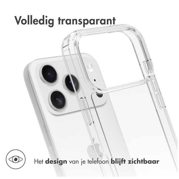 Accezz Xtreme Impact Backcover Apple iPhone 17 Pro - Transparant