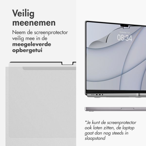 Accezz Magnetische Screenprotector Apple MacBook Pro 16 inch (2021 / 2023 M3 / 2024 M4 / 2026 M5)