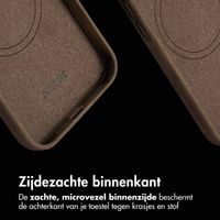 Accezz Vintage Leather MagSafe Backcover Apple iPhone 15 Pro Max - Rustic Brown