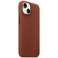 Apple Leather Backcover MagSafe Apple iPhone 14 - Umber