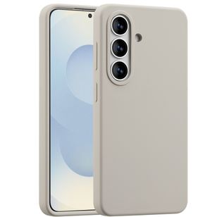 Accezz Liquid Silicone Backcover met MagSafe Samsung Galaxy S26 - Stone