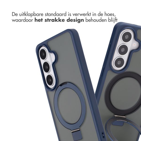 Accezz Ring Stand Backcover met MagSafe Samsung Galaxy S26 - Blauw