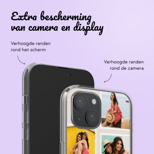 Gepersonaliseerd hoesje met filmrol N°3 iPhone 15 - Transparant