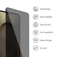 Accezz Gehard Glas Privacy Screenprotector + Applicator Samsung Galaxy S25 Ultra