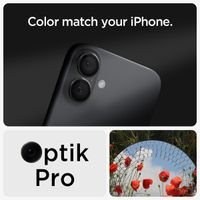 Spigen GLAStR EZ Fit Optik Pro Camera Protector 2 Pack Apple iPhone 16 / 16 Plus - Black