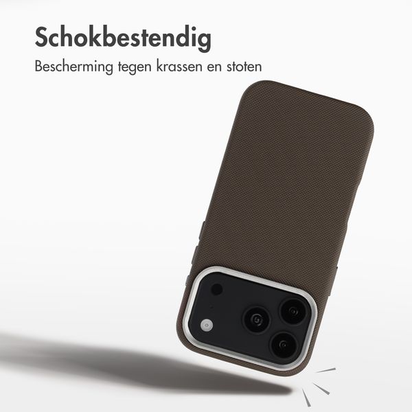 Accezz Mesh Backcover met MagSafe Apple iPhone 17 Pro Max - Bruin