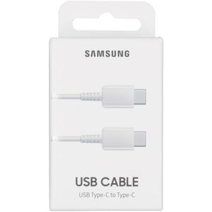 Samsung Originele USB-C naar USB-C kabel - 3A - 1 meter - Wit