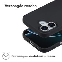 Accezz Color Backcover Apple iPhone 17 - Zwart