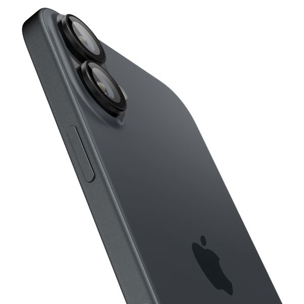 Spigen GLAStR EZ Fit Optik Pro Camera Protector 2 Pack Apple iPhone 16 / 16 Plus - Black