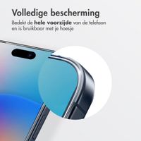 Accezz Gehard Glas Screenprotector met Applicator - 2-pack Apple iPhone 17 Pro