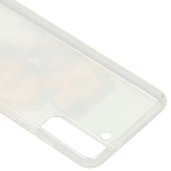 Ontwerp je eigen Samsung Galaxy S21 FE gel hoesje - Transparant