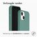 Accezz Liquid Silicone Backcover iPhone 13 - Donkergroen