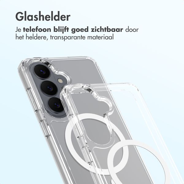 Accezz Xtreme Impact Backcover met MagSafe Samsung Galaxy S26 - Transparant