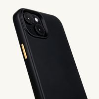 Selencia Rivièra MagSafe Backcover met afneembare haakjes Apple iPhone 14 / 13 - Velvet Black