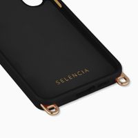 Selencia Rivièra MagSafe Backcover met afneembare haakjes Samsung Galaxy S24 FE - Velvet Black