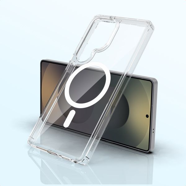 Accezz Xtreme Impact Backcover met MagSafe Samsung Galaxy S25 Ultra - Transparant