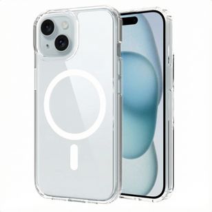 Accezz Xtreme Impact Backcover met MagSafe Apple iPhone 15 - Transparant