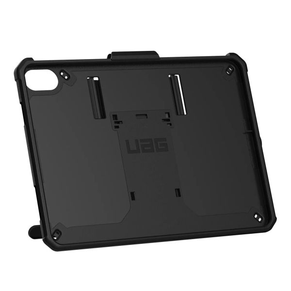 UAG Scout backcover met KickStand en Handstrap Apple iPad 11 (2025 A16 / iPad 10 (2022) in fabrieksverpakking - Zwart