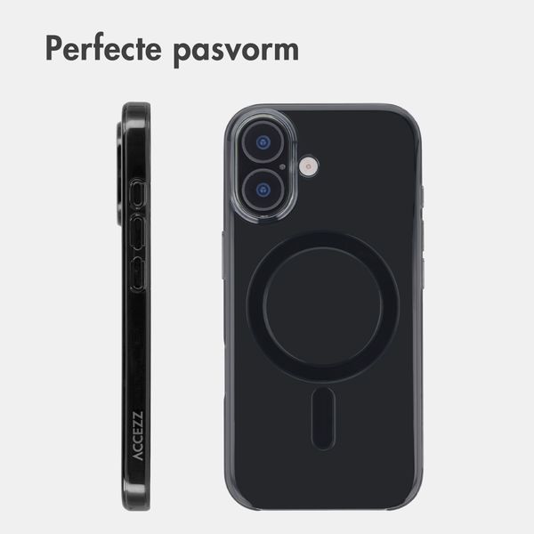 Accezz Lite Backcover met MagSafe Apple iPhone 17 - Smokey Clear
