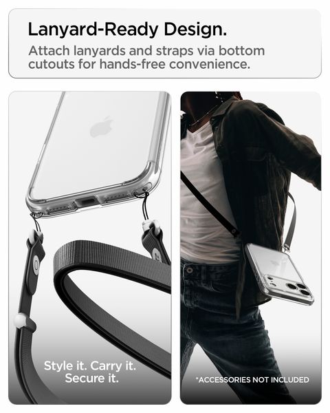 Spigen Ultra Hybrid Backcover Apple iPhone 18 Pro / 17 Pro - Crystal Clear