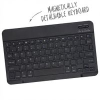 Accezz Bluetooth Keyboard Bookcase Samsung Galaxy Tab A8 - QWERTY / NL - Zwart