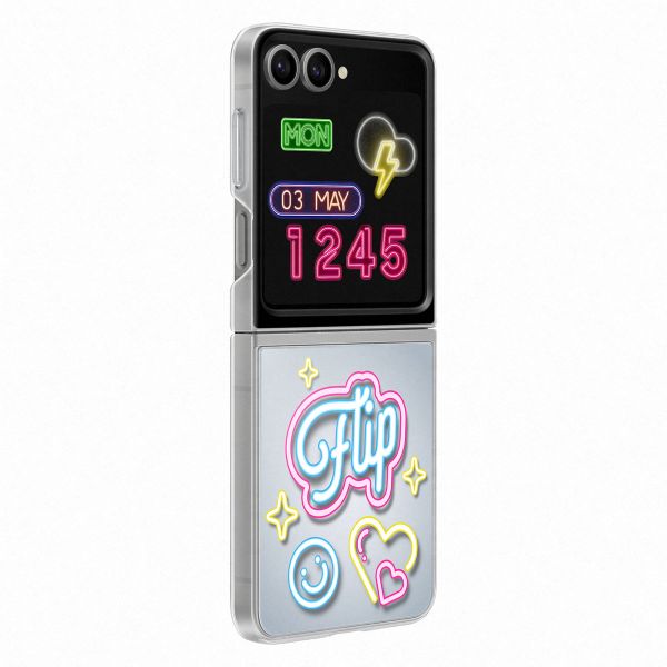Samsung Originele FlipSuit Case Samsung Galaxy Z Flip 6 / Flip 7 FE - Transparent