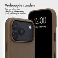 Accezz Leather Bookcase 2-in-1 met MagSafe Apple iPhone 18 Pro / 17 Pro - Coffee Brown