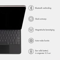 Accezz Magnetic Bluetooth Keyboard Apple iPad Pro 13 (2025) M5 / (2024) M4 - QWERTY / NL - Zwart