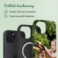 Ontwerp je eigen tough case met MagSafe Apple iPhone 15 - Zwart