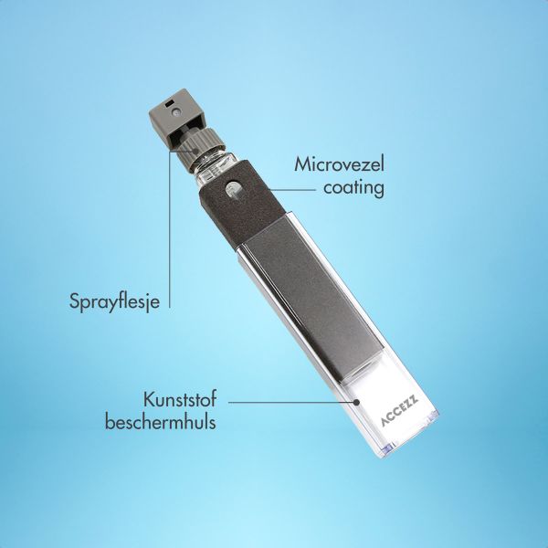 Accezz 2-in-1 Schermreiniger Spray - Grijs