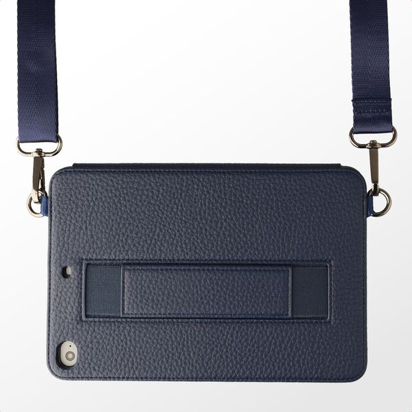 Accezz Trifold Bookcase met handstrap Apple iPad Mini 5 (2019) / Mini 4 (2015) - Donkerblauw