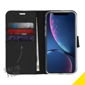 Accezz Wallet Softcase Bookcase iPhone 11 Pro - Zwart