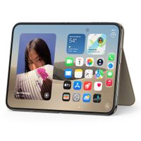 Apple Folio met standaard Apple iPhone Duo - Taupe