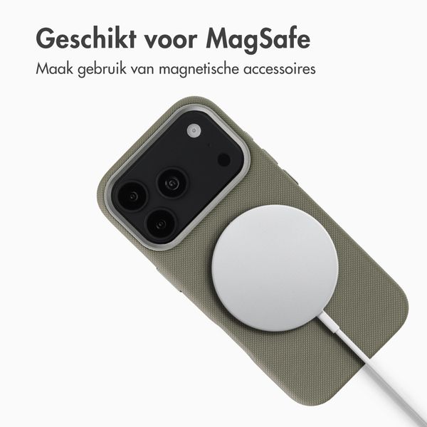 Accezz Mesh Backcover met MagSafe Apple iPhone 17 Pro Max - Donkergrijs