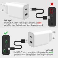 imoshion Ultra Series Aluminium Powerbank 20.000 mAh - Quick Charge en Power Delivery - Oranje Leeuw - Zwart
