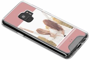 Ontwerp je eigen hardcase hoesje Samsung Galaxy S9 - Transparant