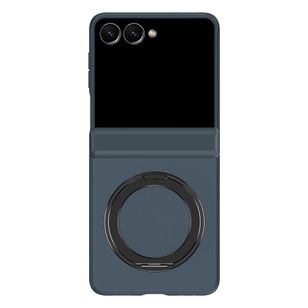Accezz Color Backcover met MagSafe en Ringstand Samsung Galaxy Z Flip 8 - Donkerblauw