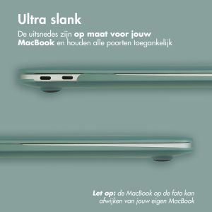 imoshion Laptop Cover MacBook Air 13 inch (2022) / Air 13 inch (2024) M3 chip - A2681 / A3113 - Donkergroen