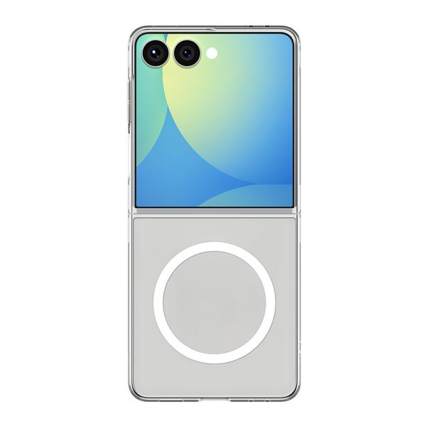 Spigen AirSkin Backcover MagSafe Samsung Galaxy Z Flip 7 - Clear / White