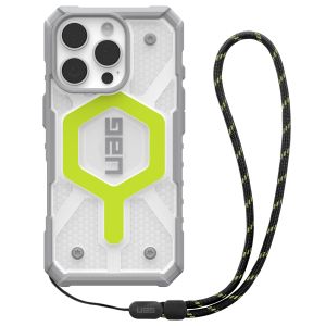 UAG Pathfinder Backcover MagSafe met polsbandje iPhone 16 Pro - Active Neon