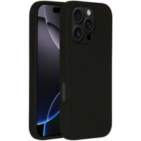 Accezz Liquid Silicone Backcover met MagSafe Apple iPhone 16 Pro - Zwart