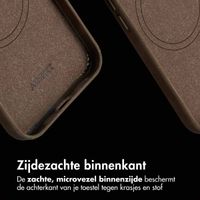 Accezz Vintage Leather Magsafe Backcover iPhone 13 / 13 Pro - Rustic Brown