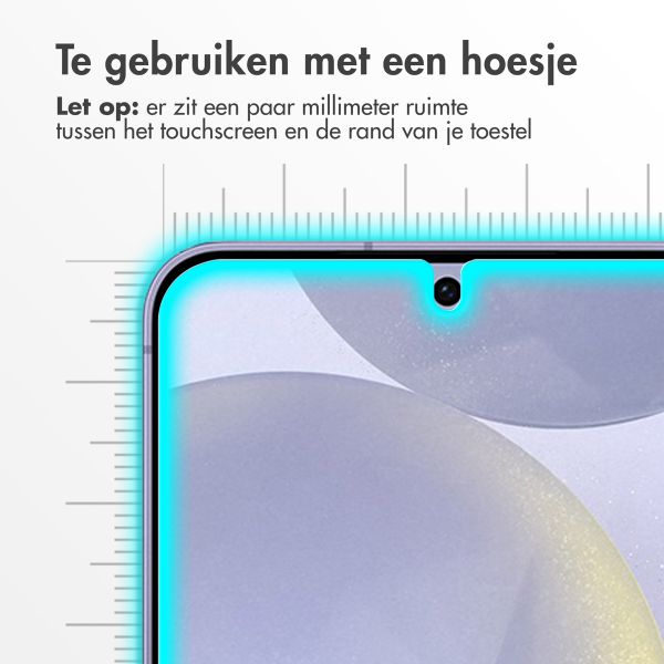 Accezz Gehard Glas Screenprotector Samsung Galaxy S24 Plus / S25 Plus - Transparant